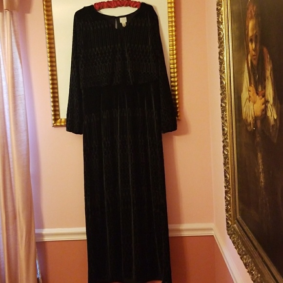 Chico's Dresses Chico Velvet Dress 56 Inch Length 44 Inch Bust